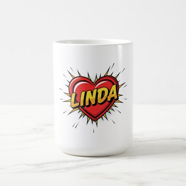 Love Linda Coffee Mug (Center)