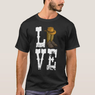 Love Line Dancing Men Classy Boots 1 T-Shirt