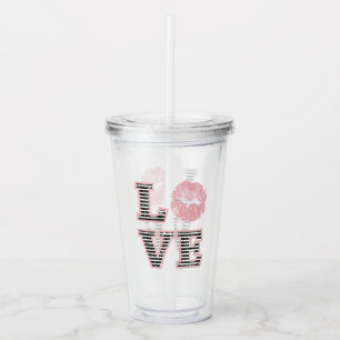 Love Lips Acrylic Tumbler