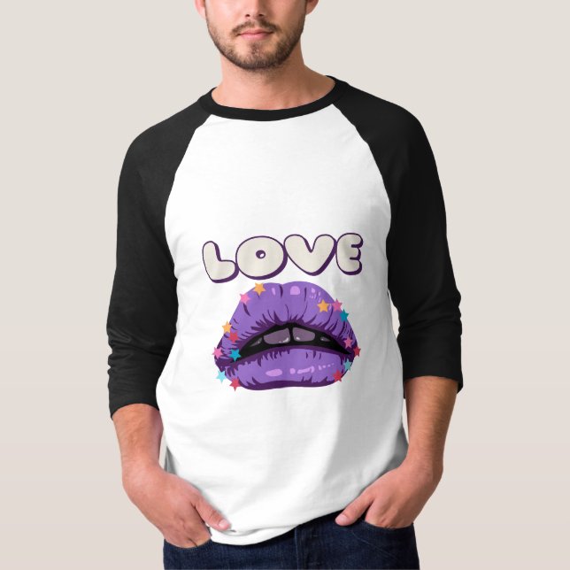 Love Lips Graphic T-Shirt (Front)