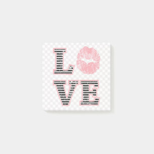 Love Lips Post-it Notes