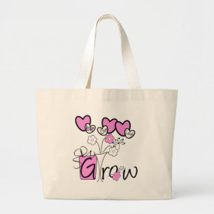 Love Live Laugh Grow Large Tote Bag
