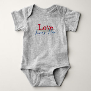 Love Lives Here Infant t-shirt HAMbyWG Baby Bodysuit