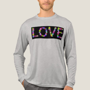 Love Lives Here Modern Aesthetic Graphic Tri-Blend Shirt