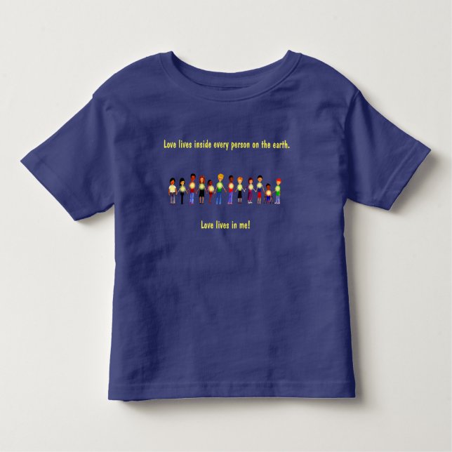 Love Lives in Me for Kids Toddler T-Shirt (Front)