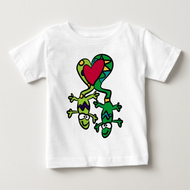 Love Lizards Baby T-Shirt (Front)
