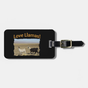 Love Llamas - Best Friends Luggage Tag