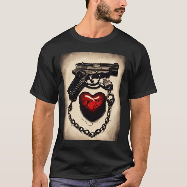 Love, Lock, & Loaded T-Shirt (Front)