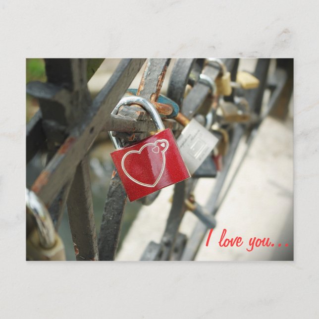 Love Lock - Postcard (Front)