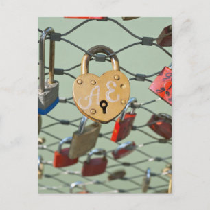 Love Lock Postcard