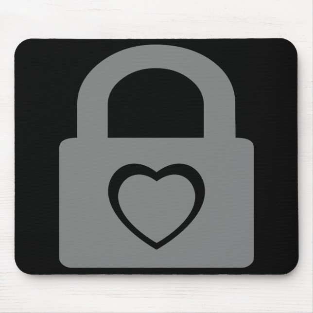 love locked down. mouse pad (Front)