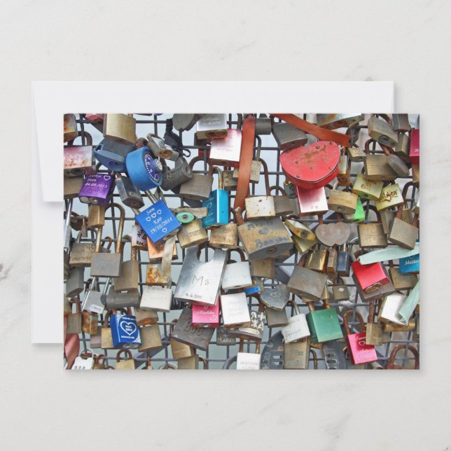 Love locks Card (Front)