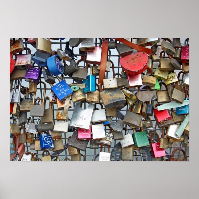 Love locks poster (Front)