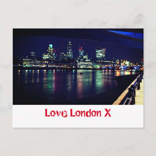 Love London X - City of London Financial District Postcard (Front)