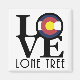 LOVE Lone Tree Colorado Magnet