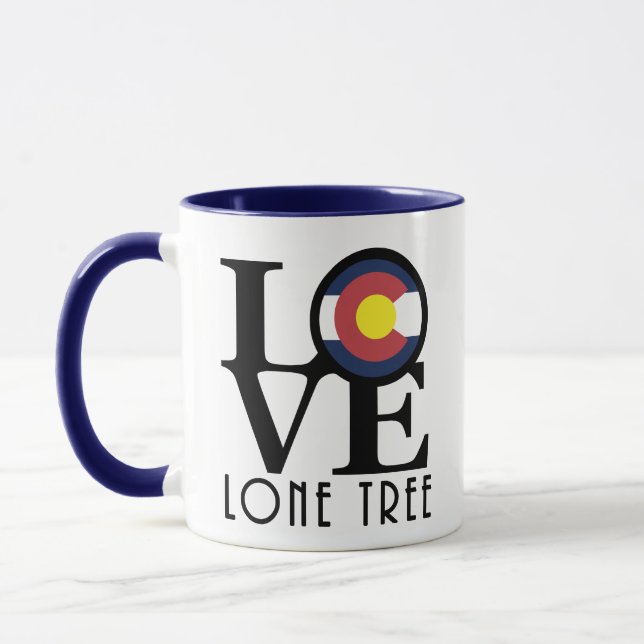 LOVE Lone Tree Colorado Mug (Left)