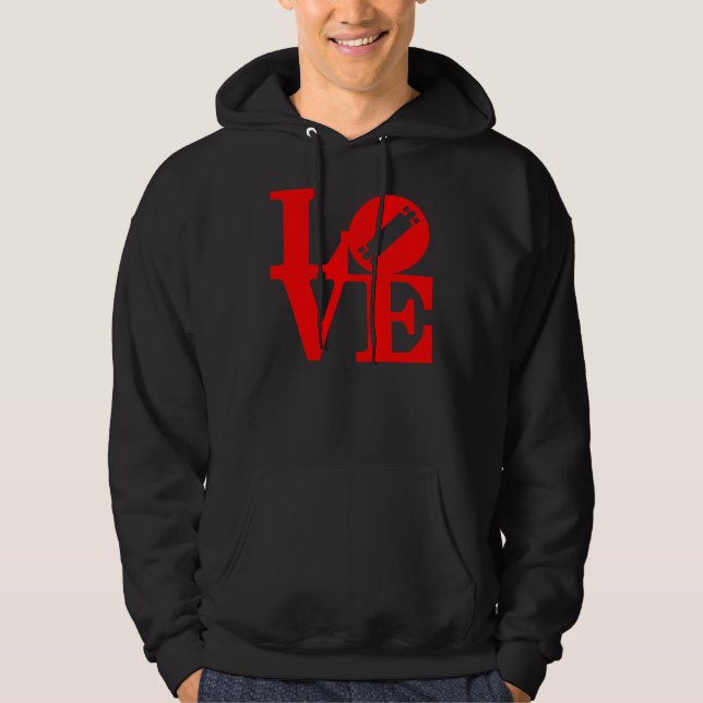 love_longboard_red hoodie (Front)