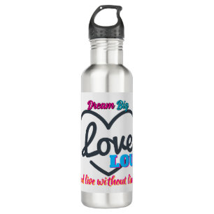 "Love Loud" Stainless Steel Water Bottle