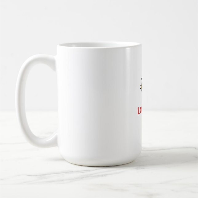 Love Loudly T-Shirt Coffee Mug (Left)