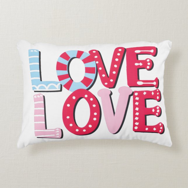 Love Love Decorative Cushion (Front)