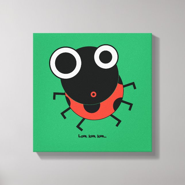 Love, love, love by Michele Moses Canvas Print (Front)