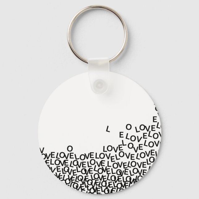 love love love key ring (Front)
