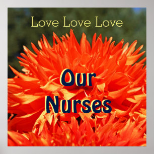 Love Love Love Our Nurses posters Nurse's Week