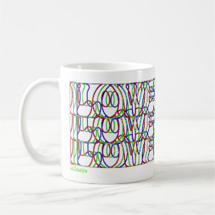 LOVE LOVE LOVE typographic valentines day Coffee Mug