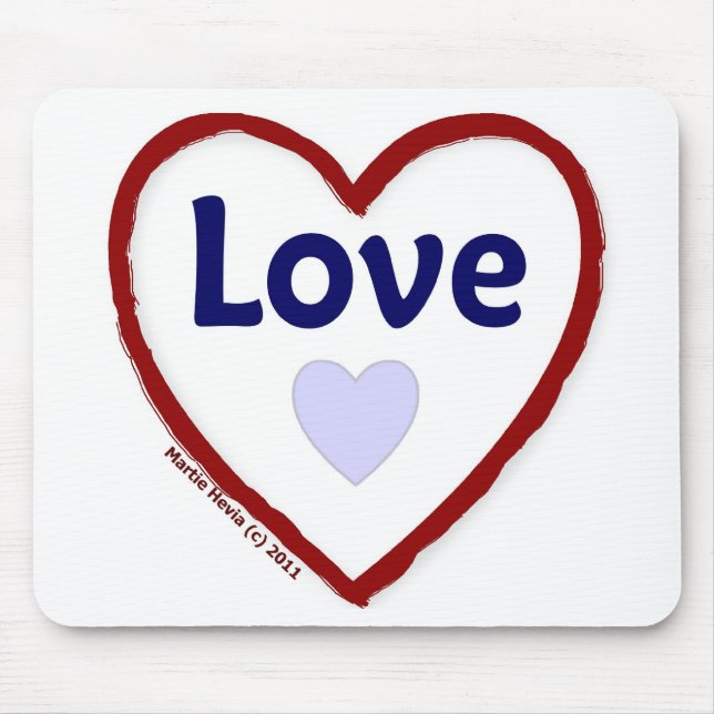 Love Love Mouse Pad (Front)