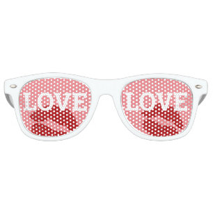 LOVE LOVE retro Shades / Fun Party Sunglasses