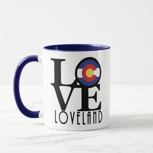 LOVE Loveland Colorado Mug (Left)
