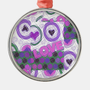 Love lovely heartily heart sentimental feeling metal tree decoration