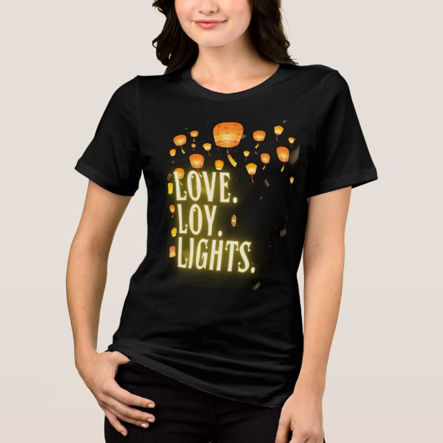 Love Loy Lights - Women's Printed Tri-Blend Shirt (Front)