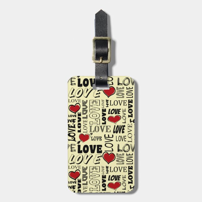 Love Luggage Tag (Front Vertical)