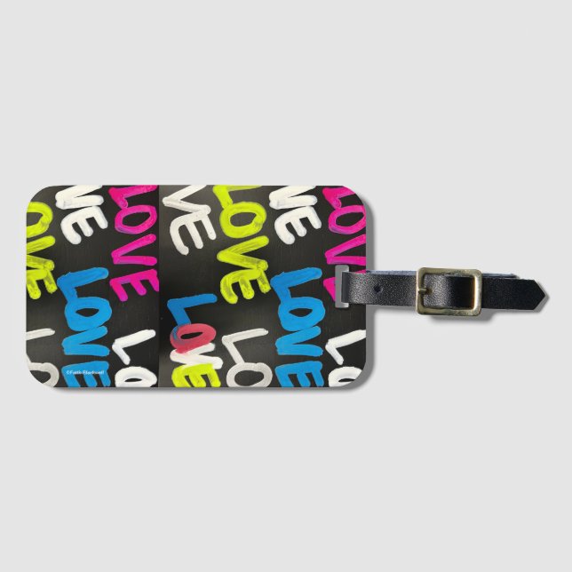 Love Luggage Tag (Front Horizontal)