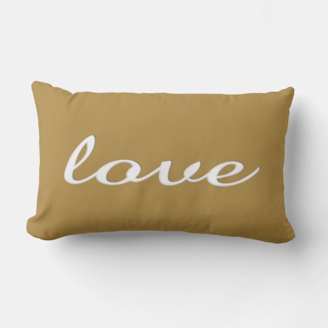 Love Lumbar Pillow III (Front)