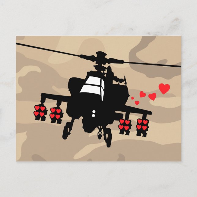 Love Machine Attack Chopper Postcard (Front)