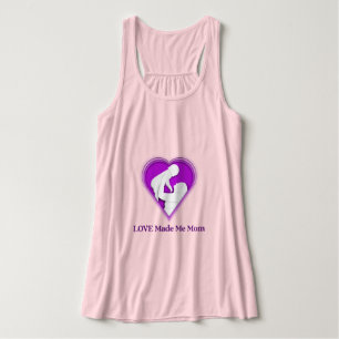 Love Made Me Mum Adoptive Mum Singlet