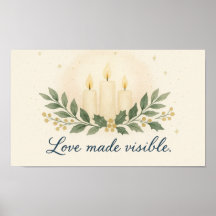 Love Made Visible — Christmas Poster