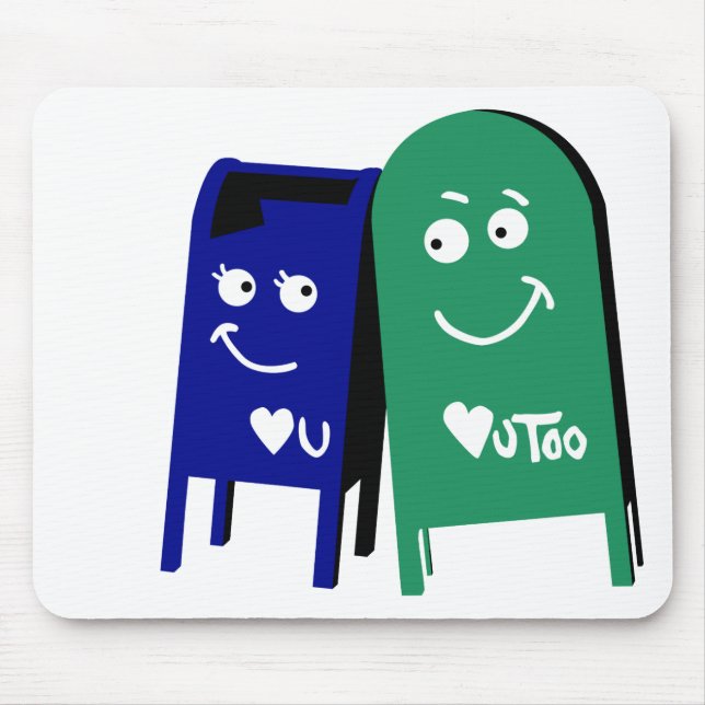 love mailboxes : i love you mouse pad (Front)