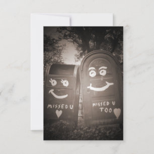 love mailboxes : i missed you invitation