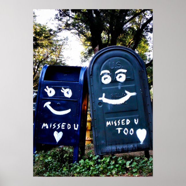 love mailboxes : i missed you poster (Front)