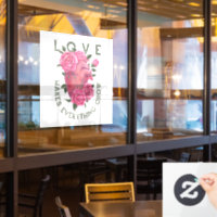 Love Makes Everything Grow – Romantic Floral Art