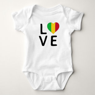 Love - Mali Flag Baby Bodysuit