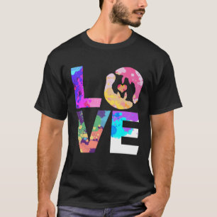 Love Mana s Colourful Sea Cow Trichechidae Mana s  T-Shirt