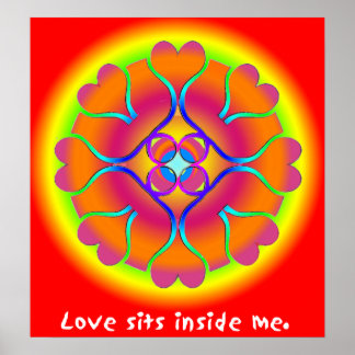 Love Mandala Poster