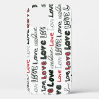 Love Marker Texture Seamless Background