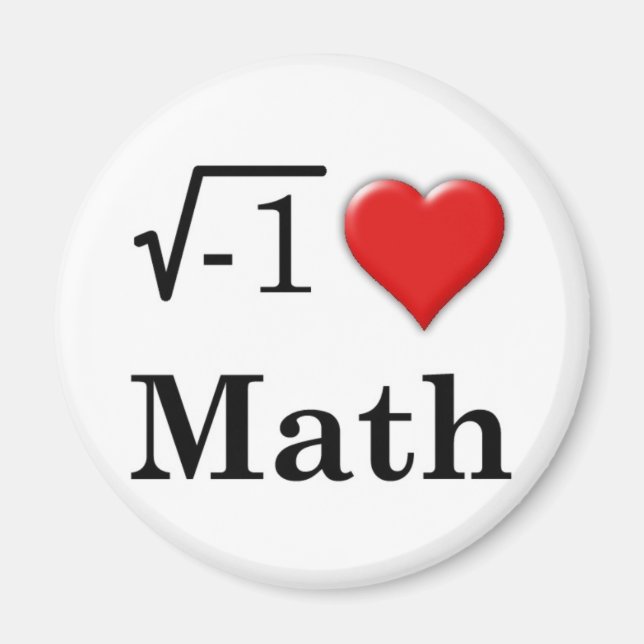 Love math magnet (Front)