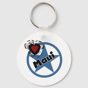 Love Maui Key Ring