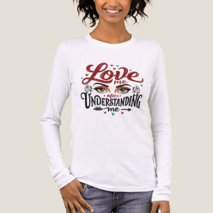 Love Me After Understanding Me - Expressive Eyes  Tri-Blend Shirt